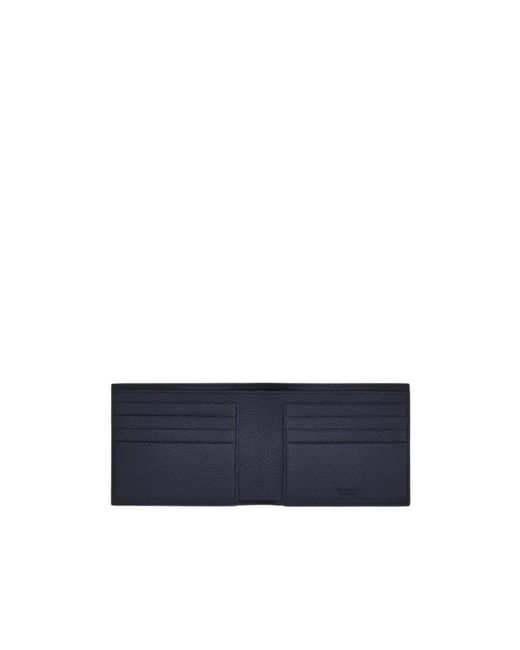 Ferragamo Blue Ferragamo Monogram Bi-Fold Wallet for men