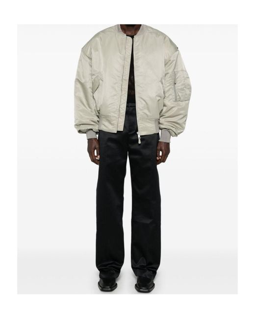 Entire studios Natural Broad Bomber Jacket for men