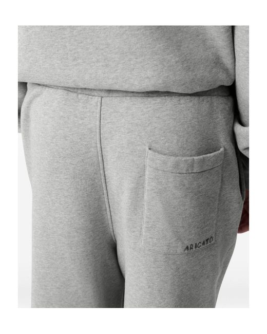 Axel Arigato Gray Trey Wide-Leg Track Pants for men