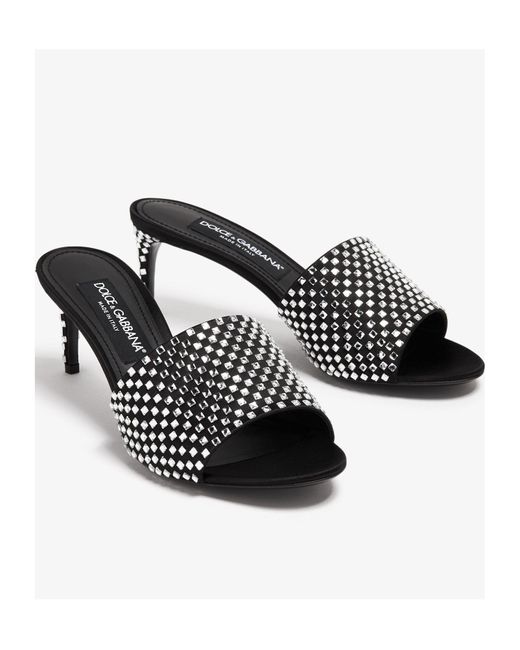 Dolce & Gabbana Multicolor Keira Embellished Heeled Sandals