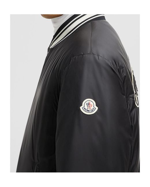 Moncler Black Reversible Button-Up Jacket for men