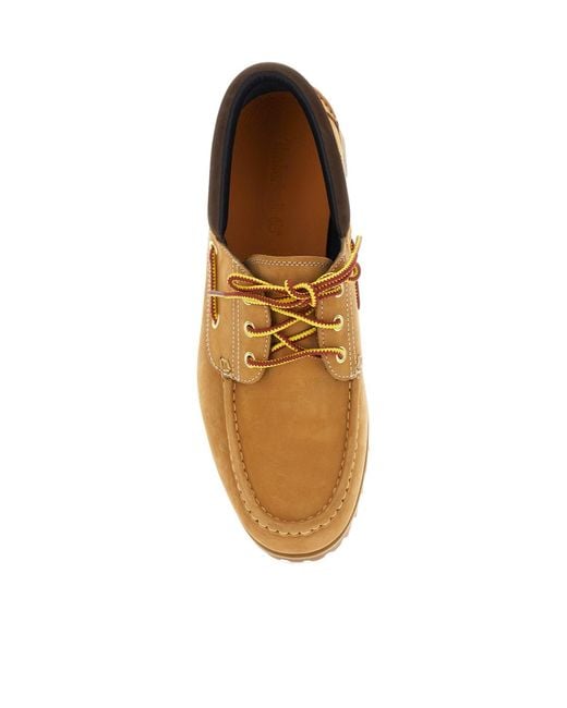 Timberland Brown Lace-Up Loafers for men