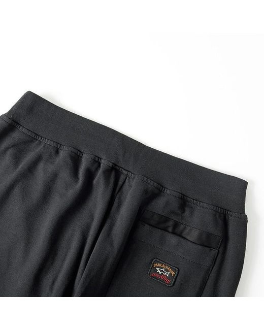 Paul & Shark Blue Logo-Print Track Pants for men