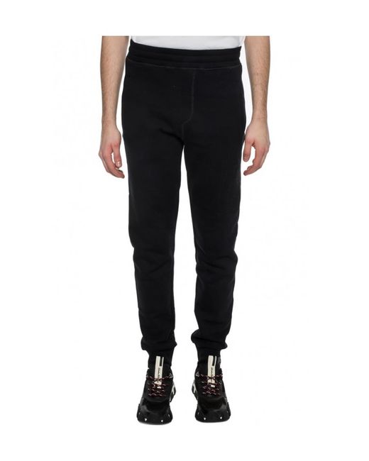 Lanvin Black Taper Sweatpants for men