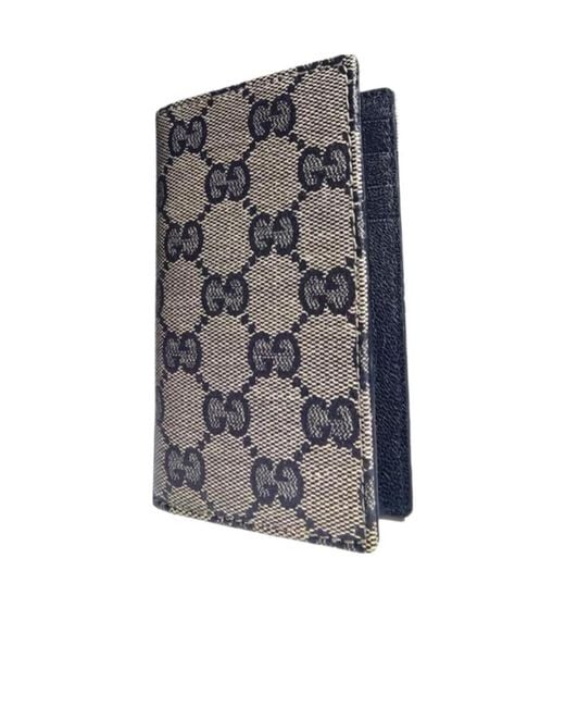 Gucci Gray Essence Classic Card Case for men