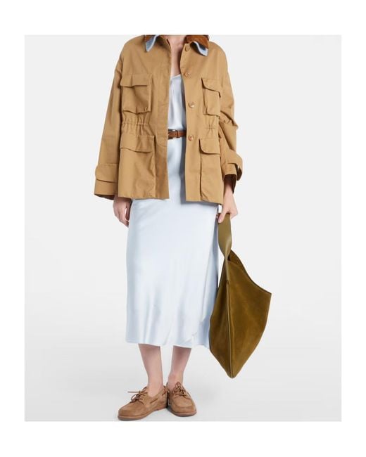 Dorothee Schumacher Brown Cotton Casual Jacket