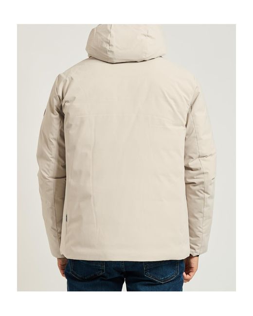 Save The Duck Natural Logo-Patch Padded Jacket for men