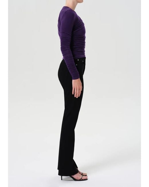 Agolde Blue High-Rise Skinny Jeans