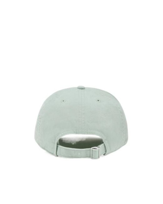 MM6 by Maison Margiela Green Logo Embroidered Cap for men