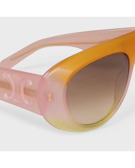 Céline Multicolor Triomphe Stamp 01 Sunglasses