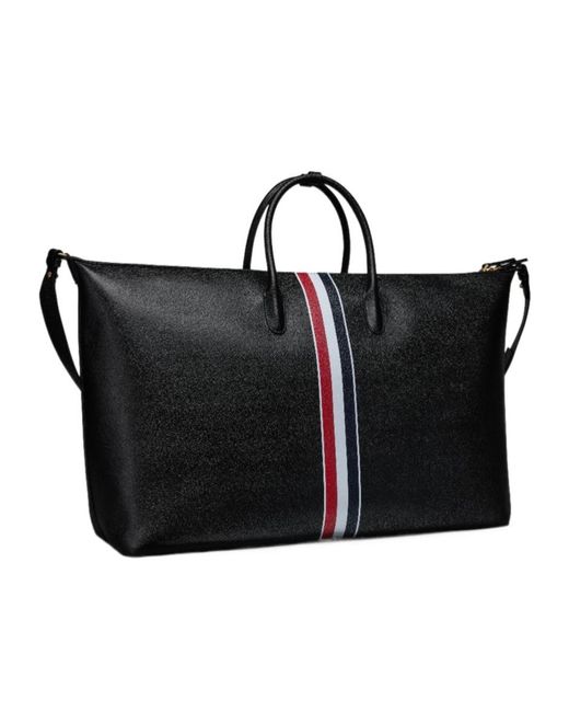 Thom Browne Black Duffle Bag for men