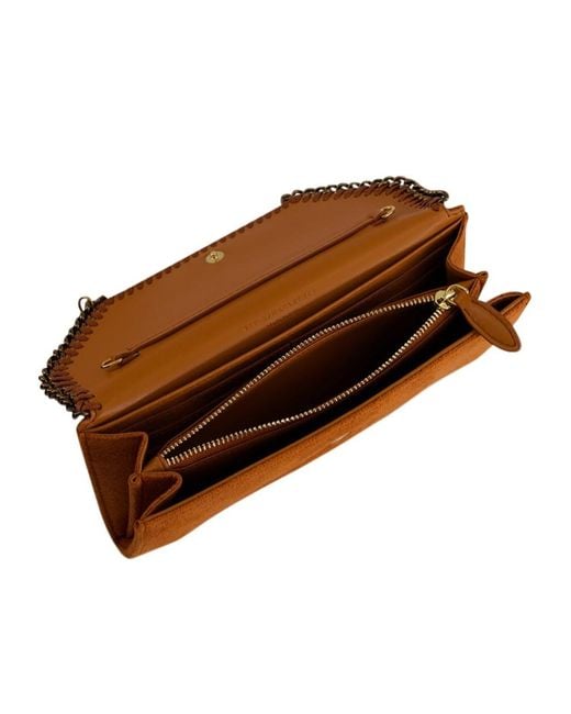 Stella McCartney Brown Chain Shoulder Bag