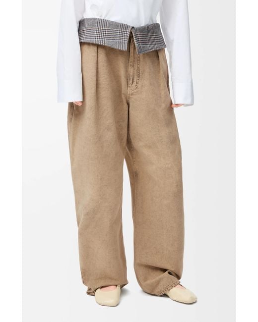 Loewe Natural Wide-Leg Trousers