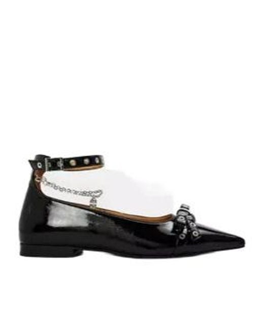 Ganni Black Ballet Pumps