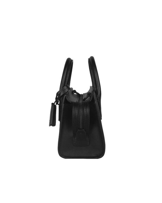 COACH Black Mini Andrea Logo Shoulder Bag