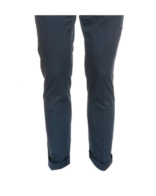Dondup Blue Gaubert Slim Pants for men