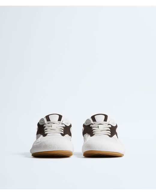 Bottega Veneta White Orbit Flash Sneakers for men