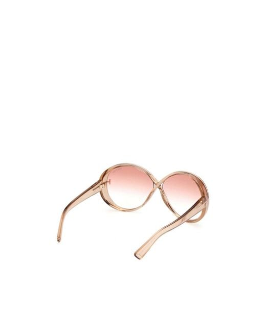 Tom Ford Pink Eyewear Edie Oversized Sunglasses for men