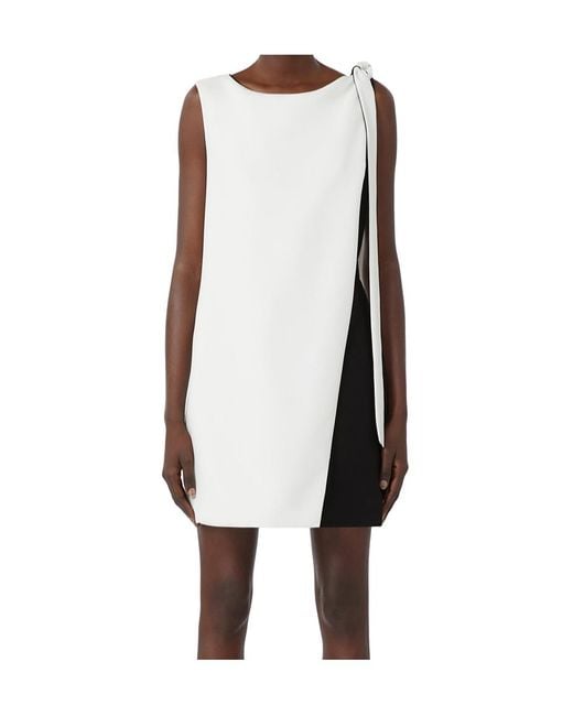 Max Mara Black Round Neck Sleeveless Dress