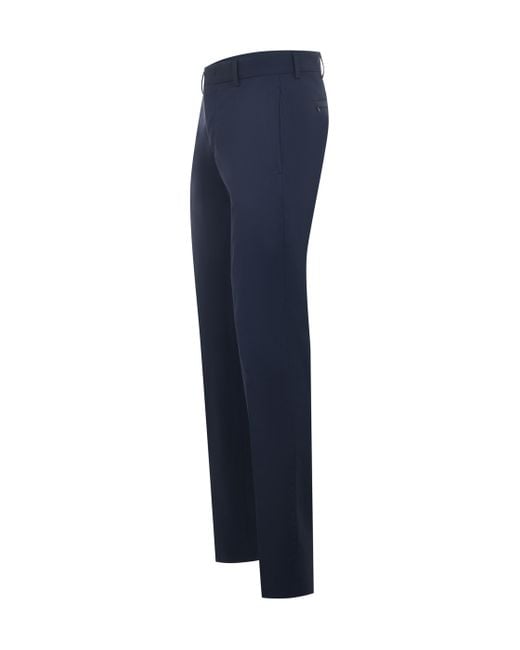PT01 Blue Pt Torino Slim Fit Pants for men