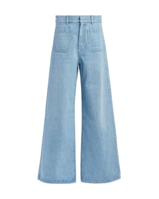 Dior Blue Iviera Flared Jeans