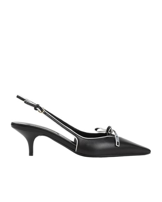 Miu Miu Multicolor Pointed-Toe Slingback Pumps