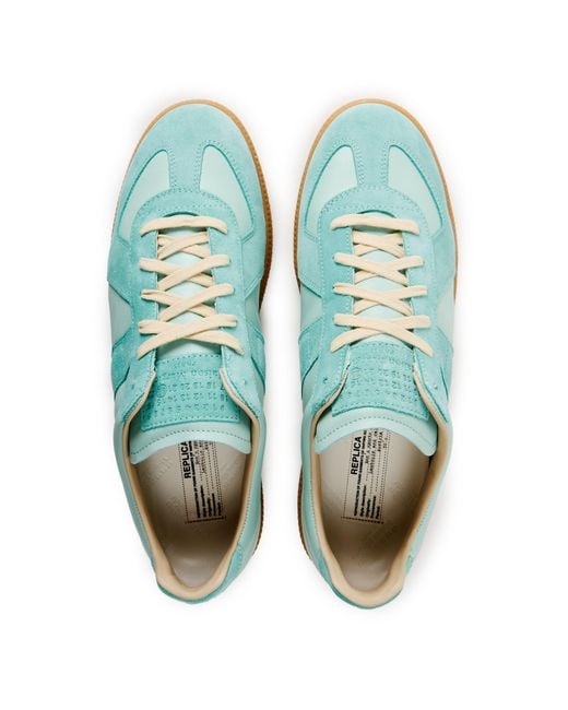 Maison Margiela Blue Retro Sneakers for men