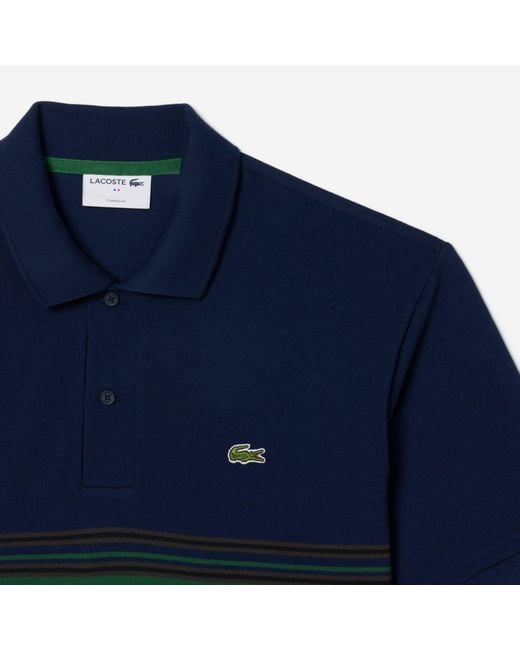 Lacoste Blue Mif Str Polo Sn54 for men