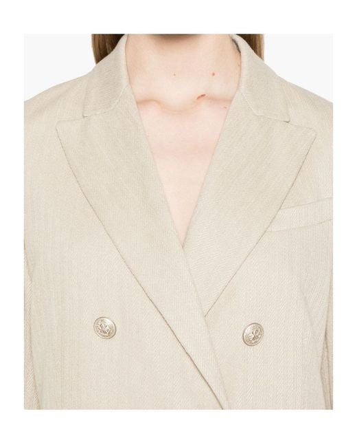 Circolo 1901 Natural Long Sleeve Blazer