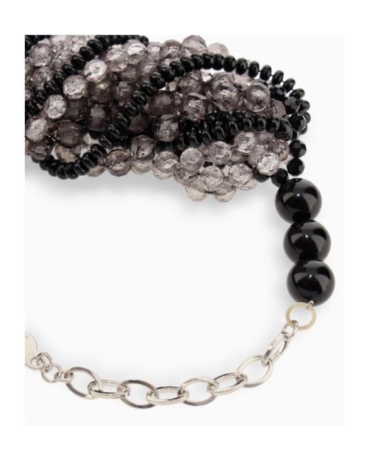 Emporio Armani Multicolor Multi-Strand Beaded Necklace