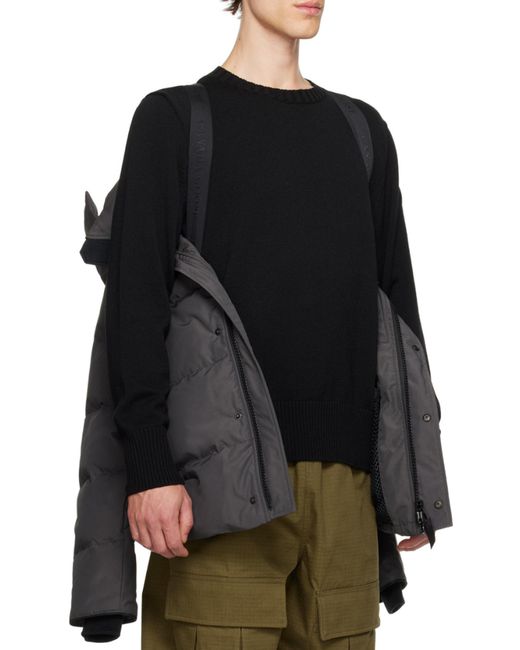 Canada Goose Gray Zipped Hooded Down Jacket for men