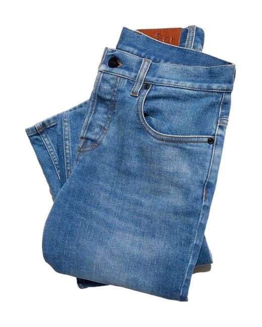 Gucci Blue Flared Pants