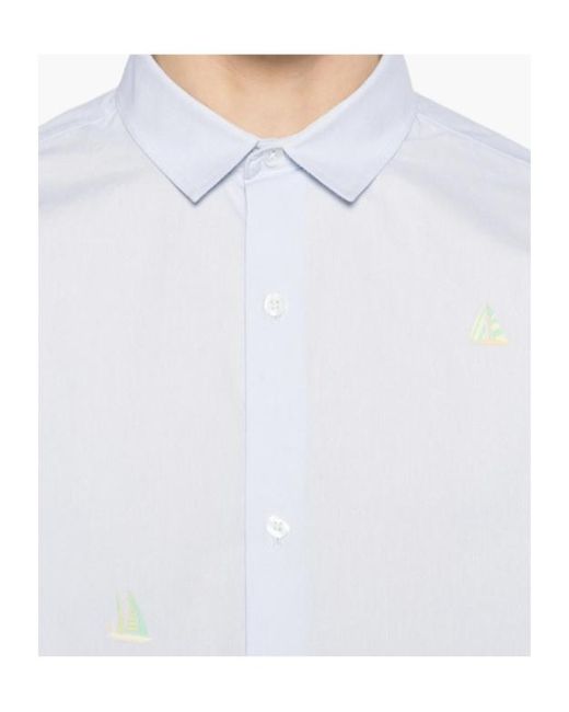 Maison Labiche White Long-Sleeved Shirt for men