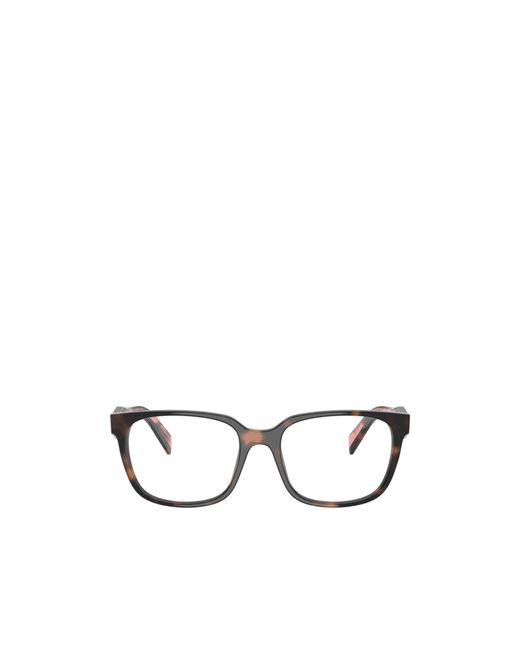 Prada White Eyewear Square Frame Glasses