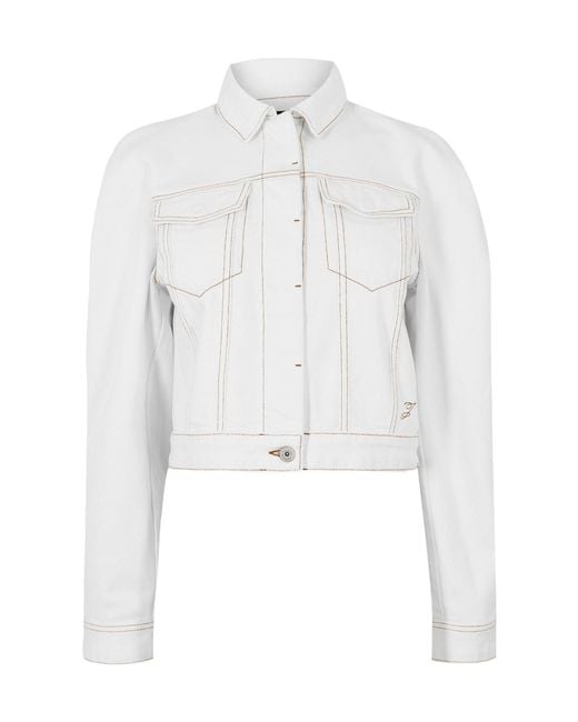 Jacquemus White Denim Jacket