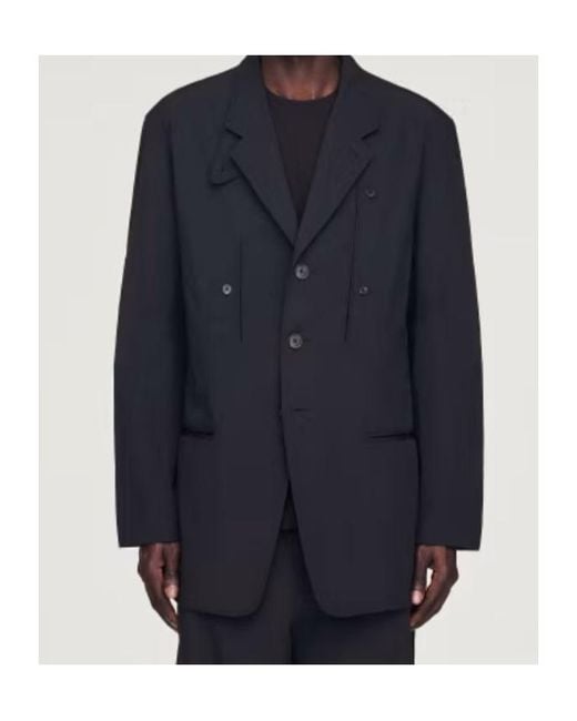 Y-3 Blue Single Breasted Blazer for men
