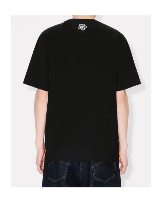 KENZO Black X Futura 2000' Embroidered T-Shirt for men