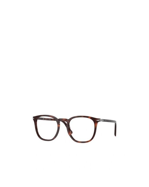 Persol White Square-Frame Glasses for men