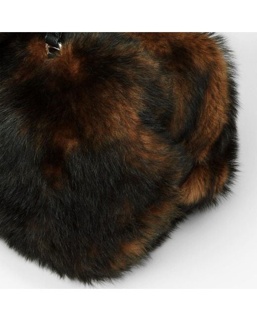Fendi Black And Shearling Bag