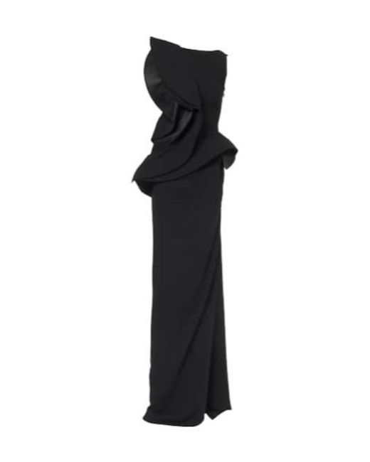 Maticevski Black Fateful Ruffled Gown