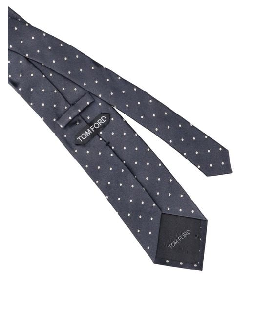 Tom Ford Blue Pointed Tie for men