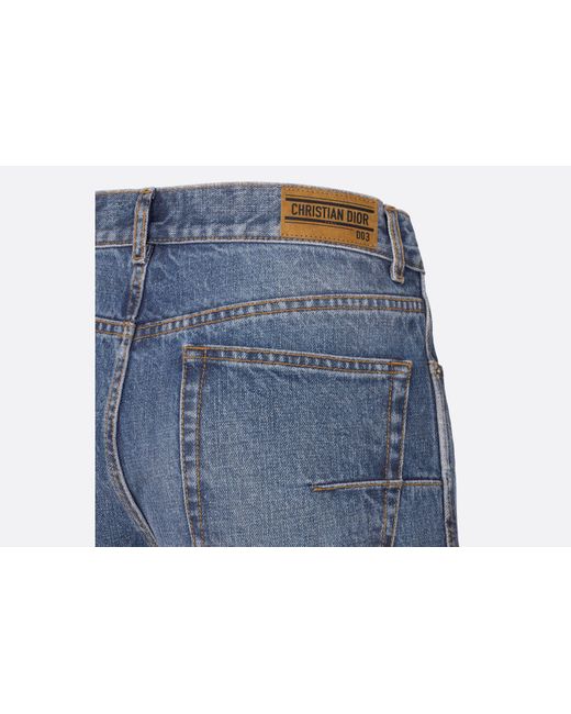 Dior Blue Straight Jeans