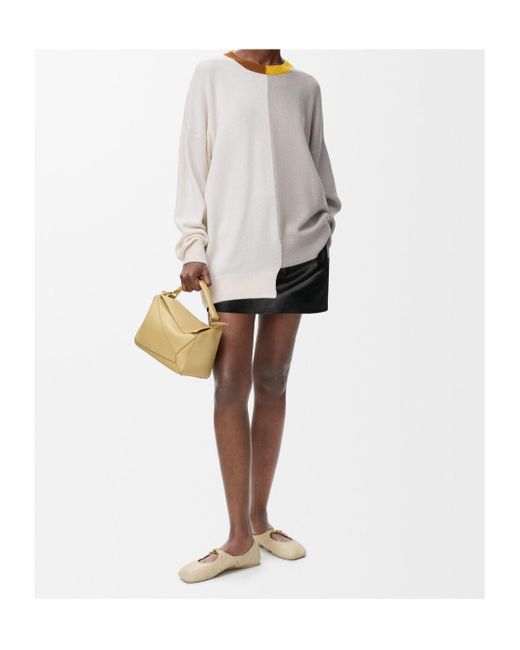 Loewe Gray Asymmetric Sweater