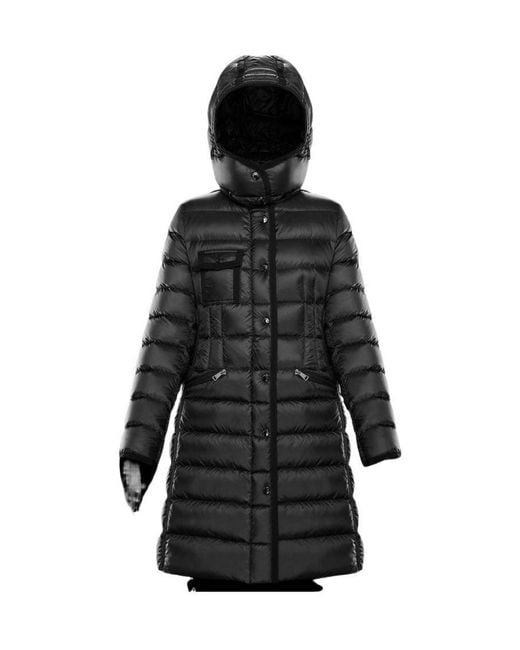 Moncler Black Hooded Down Jacket