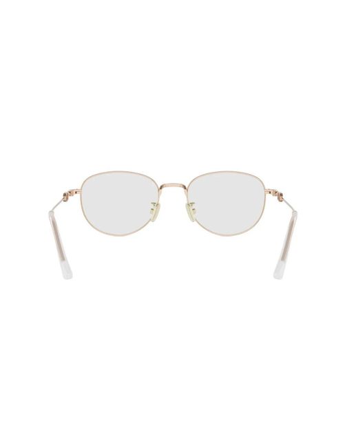 Dior White Full-Rimmed Plano Lenses