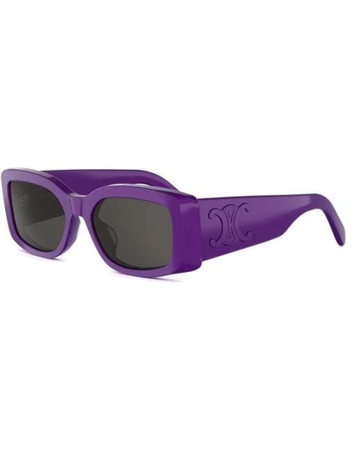 Céline Purple Full Frame Sunglasses