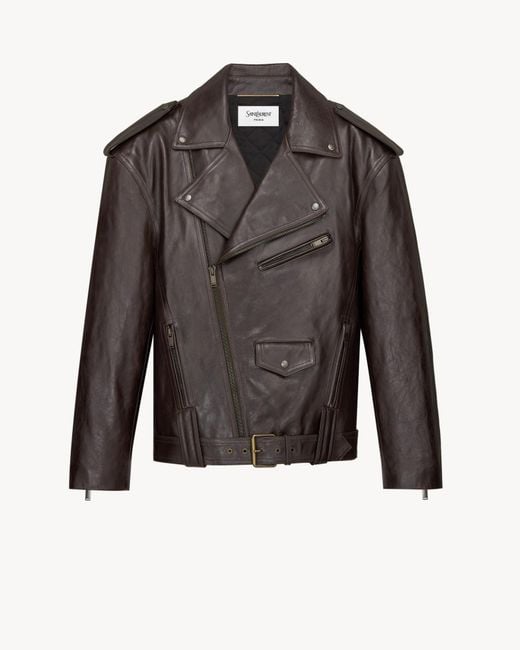 Saint Laurent Black Biker Jacket