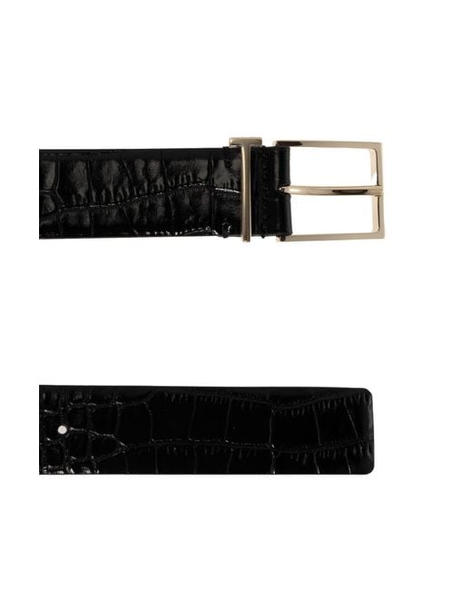 Tom Ford White Square-Buckle Belt