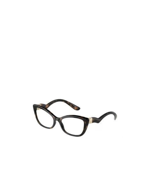 Dolce & Gabbana White Logo Details Flat Mirror