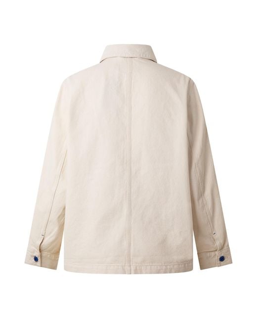 Boss Natural Cotton Utility Overshirt for men